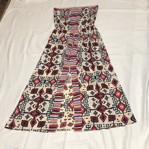 Xhilaration strapless maxi dress